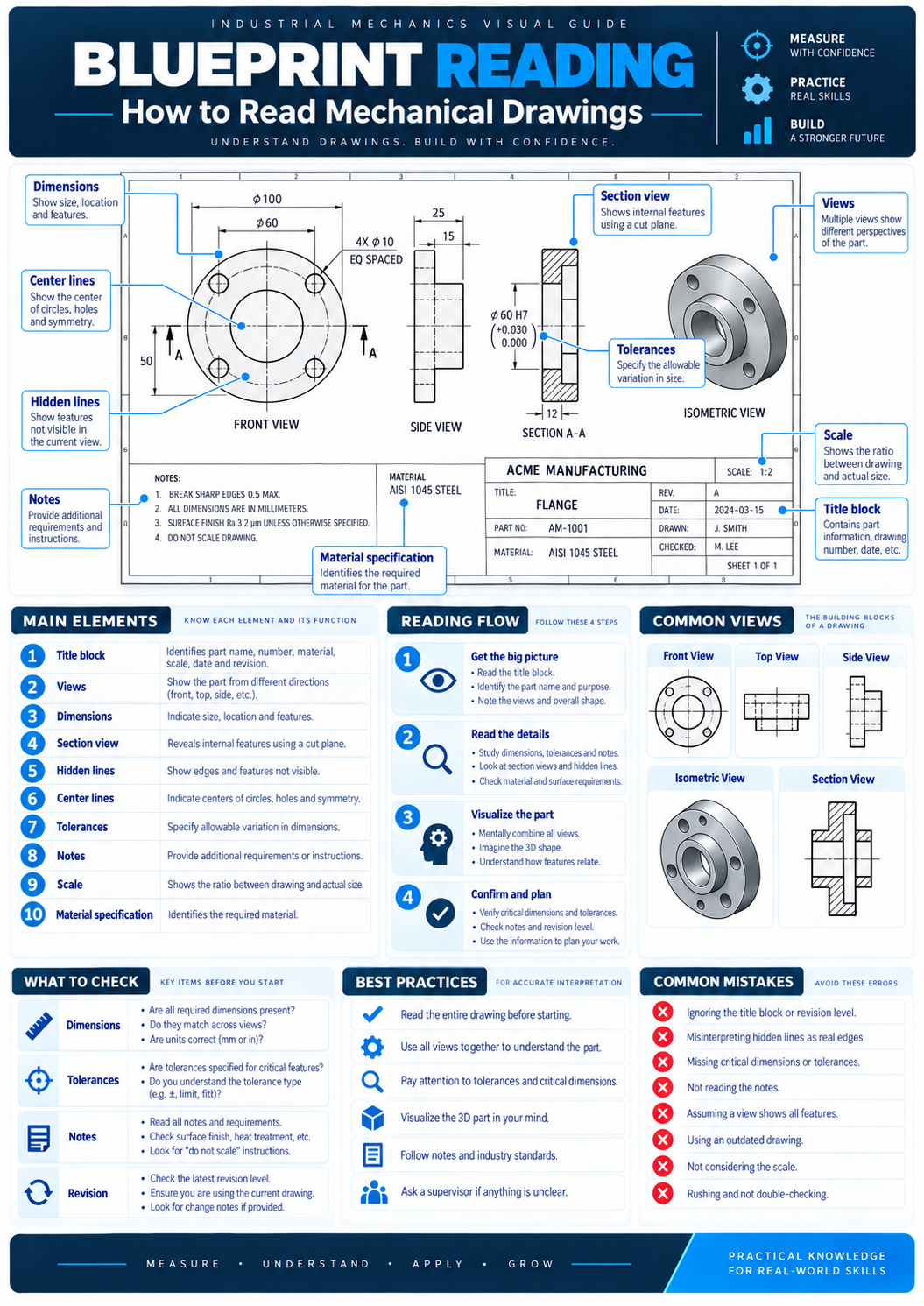 Blueprint Reading visual guide