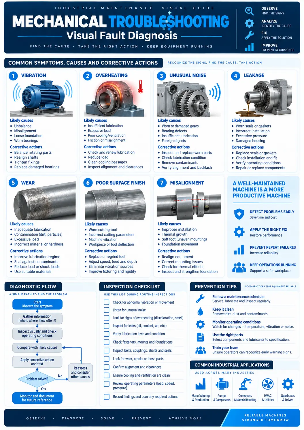 Mechanical Troubleshooting visual guide