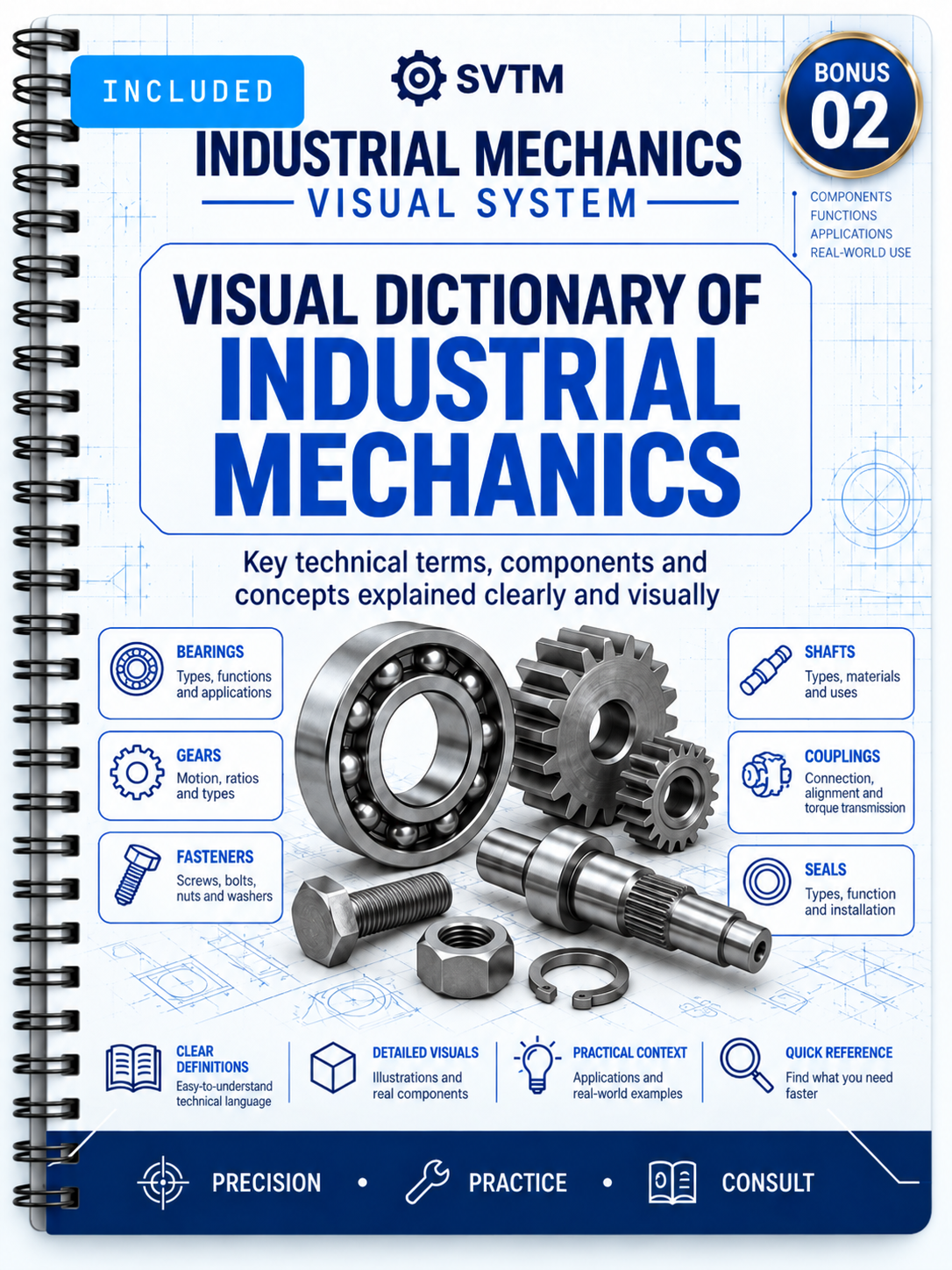 Bonus 2: VISUAL DICTIONARY OF INDUSTRIAL MECHANICS