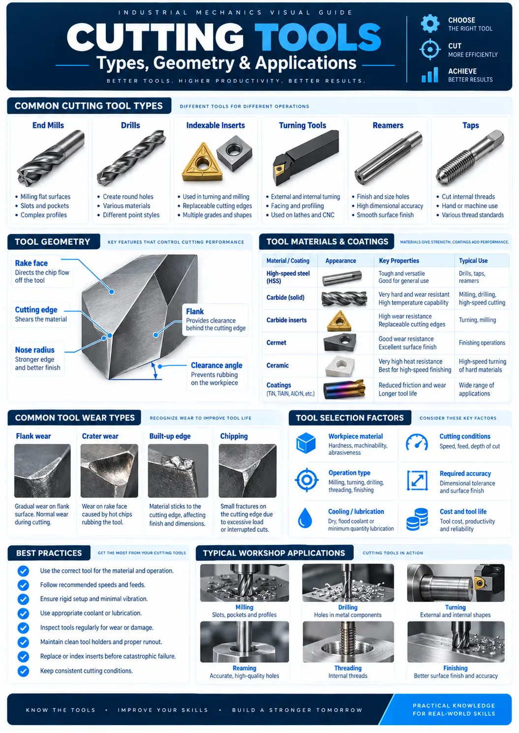 Cutting Tools visual guide
