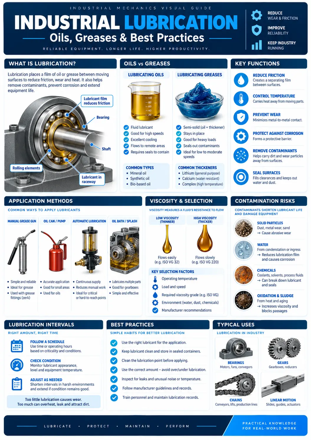 Industrial Lubrication visual guide